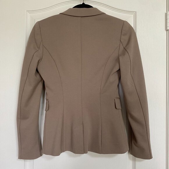H&M Beige Blazer with Striped Lining Size 2 - Picture 6 of 10